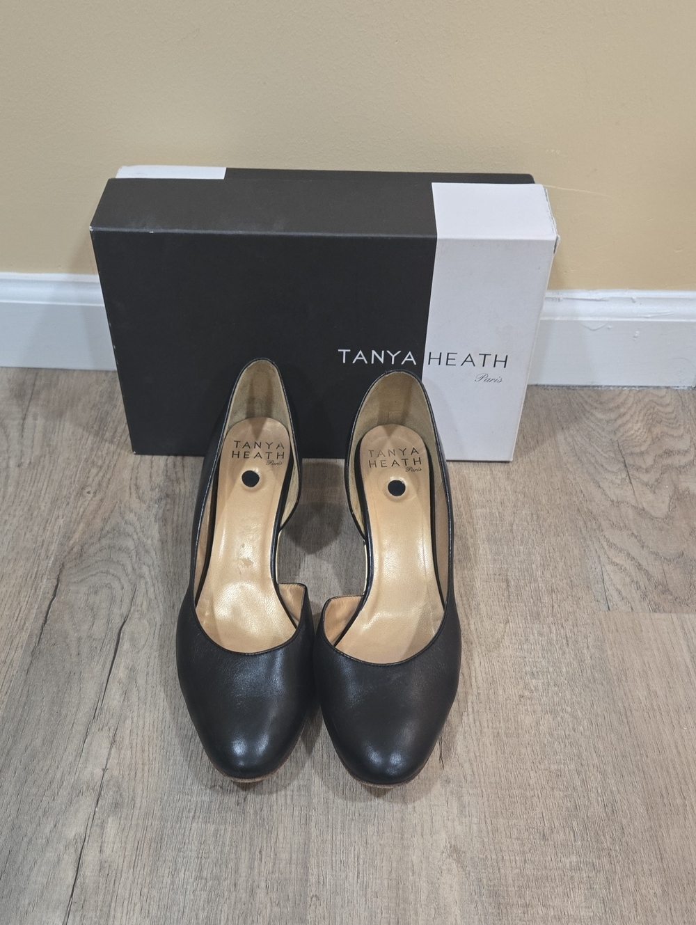 Tanya Heath Black Leather Heels!